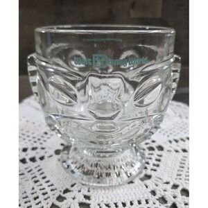 Disney Polynesian Village Resort Tiki Thick Clear Glass Mug